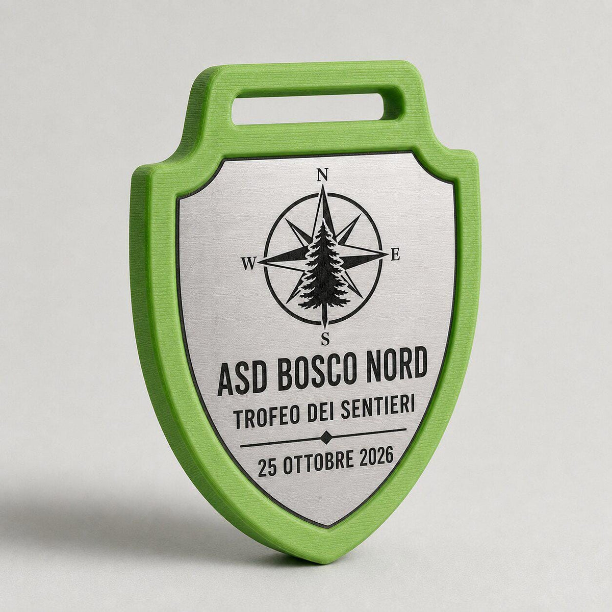 Set da 10 Medaglie Orienteering Personalizzate, Premio Gara Outdoor per Club e Associazioni con Logo e Data