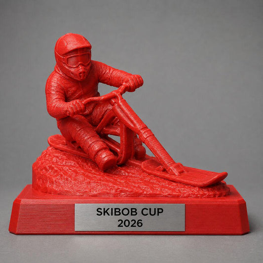 Trofeo Skibob Personalizzato, Premio Snowbike per Gare, Sci Club e Categorie con Targhetta Incisa