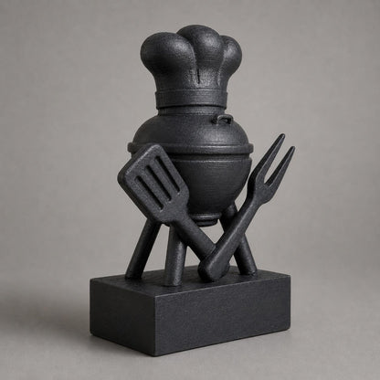 Trofeo Re della Grigliata Personalizzato, Regalo Divertente per Papà, Amici, Compleanni e Appassionati di Barbecue