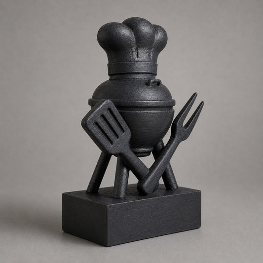 Trofeo Re della Grigliata Personalizzato, Regalo Divertente per Papà, Amici, Compleanni e Appassionati di Barbecue