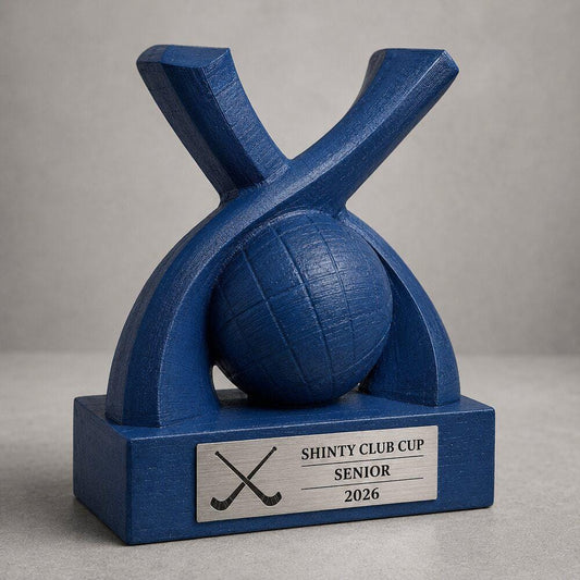 Trofeo Hurling Personalizzato, Premio Sportivo per Tornei, Club e Squadre con Targhetta Incisa