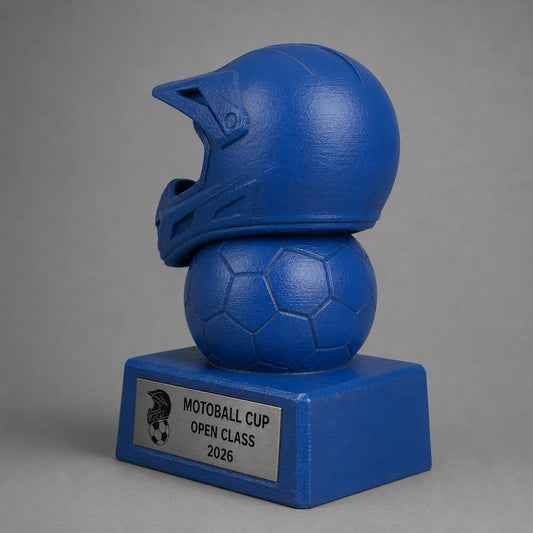 Trofeo Motoball Personalizzato, Premio Sportivo per Tornei, Club, Scuole e Associazioni