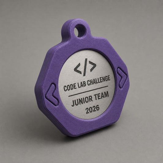 Set da 10 Medaglie Programmazione Tutte Uguali, Ordine minimo: 10 Medaglie Tutte Uguali, Premio Coding per Scuole e Gare STEM