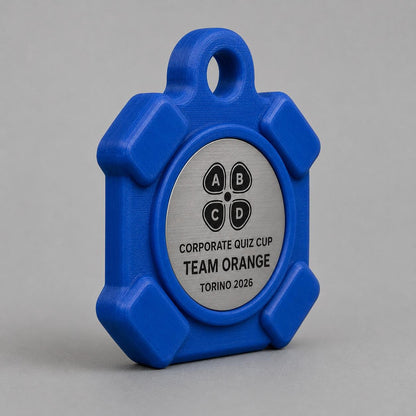 Set da 10 Medaglie Quiz Aziendale Tutte Uguali, Ordine minimo: 10 Medaglie Tutte Uguali, Premio Team Building Personalizzato