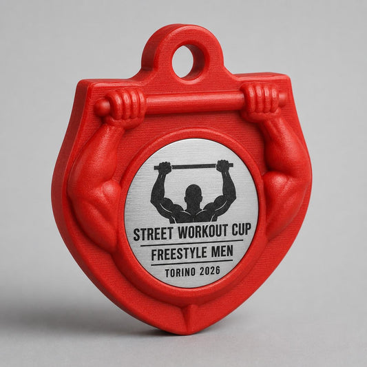 Set da 10 Medaglie Calisthenics Tutte Uguali, Ordine minimo: 10 Medaglie Tutte Uguali, Premio Street Workout Personalizzato