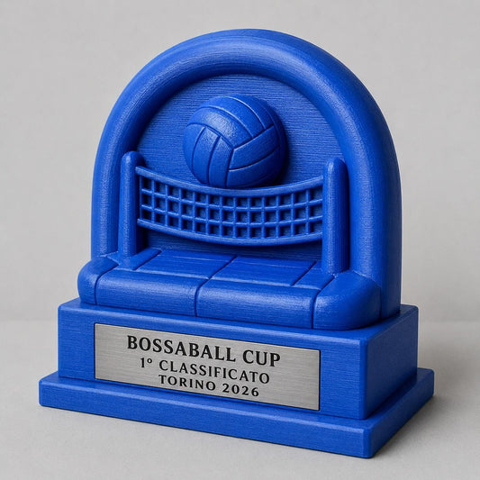 Trofeo Bossaball Personalizzato, Premio Sportivo per Tornei, Club, Scuole e Associazioni