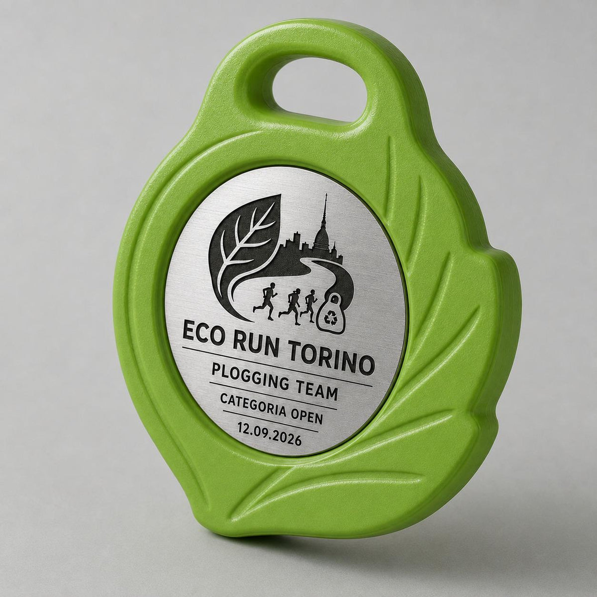 Set da 10 Medaglie Plogging Tutte Uguali, Ordine minimo: 10 Medaglie Tutte Uguali, Premio Eco Run Personalizzato