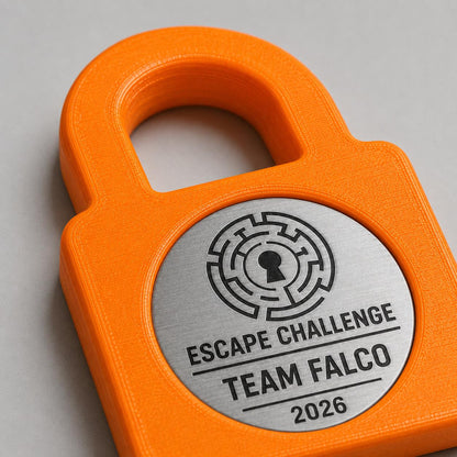 Set da 10 Medaglie Escape Room Tutte Uguali, Ordine minimo: 10 Medaglie Tutte Uguali, Premio Squadra Personalizzato