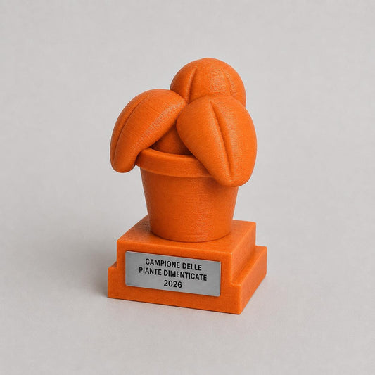 Trofeo Campione delle Piante Dimenticate Personalizzato, Regalo Divertente per Amico, Collega, Mamma, Papà o Coinquilino