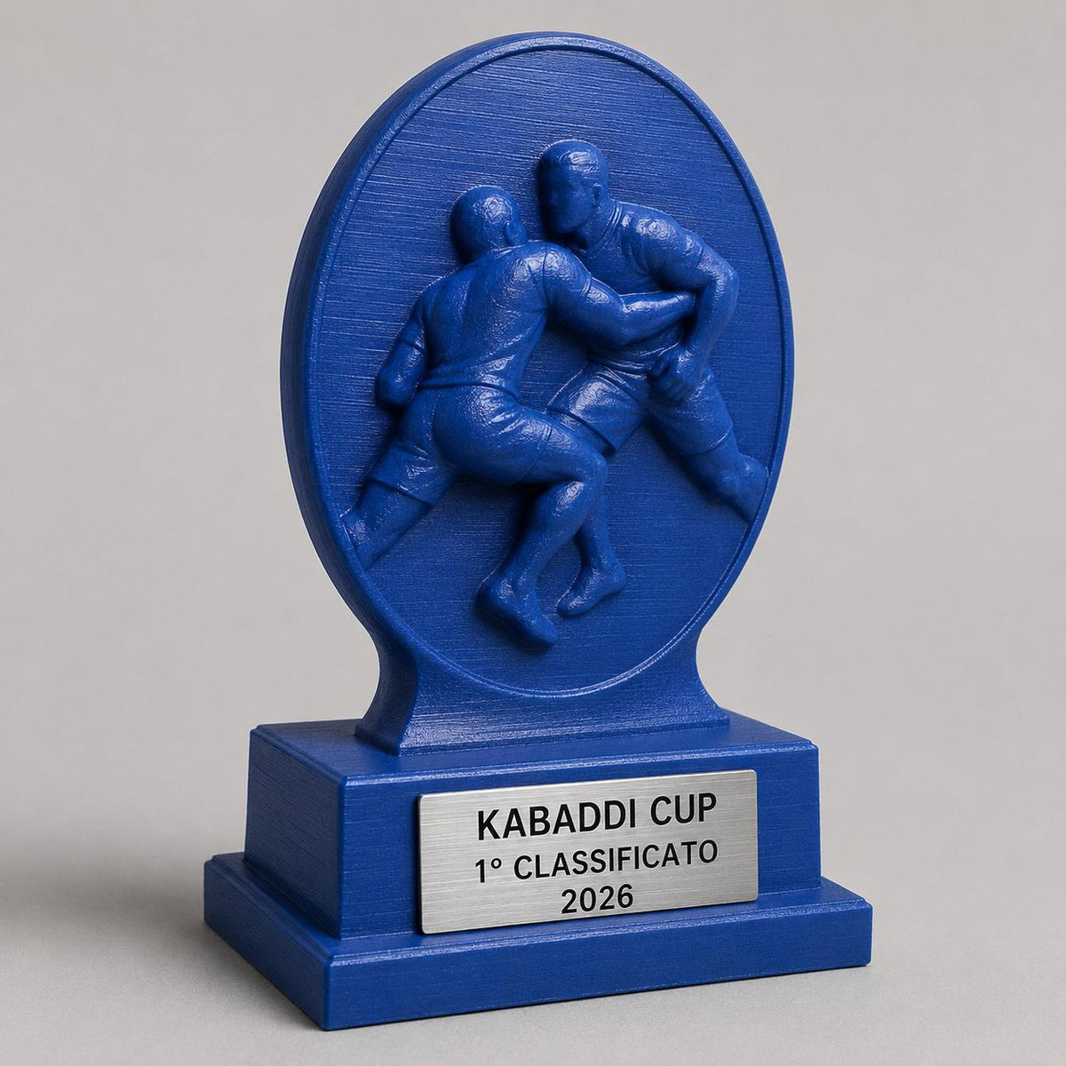 Trofeo Kabaddi Personalizzato, Premio Sportivo con Targhetta Incisa per Tornei, Club, Squadre e Associazioni