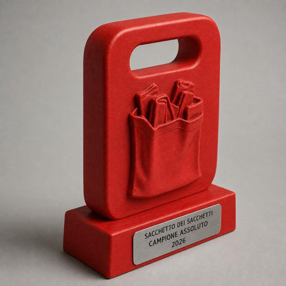 Trofeo Campione del Sacchetto dei Sacchetti Personalizzato, Regalo Divertente per Famiglia, Amico, Collega o Coinquilino