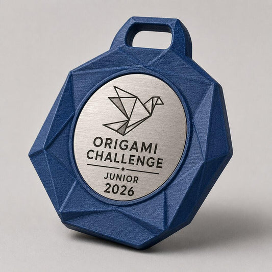 Set da 10 Medaglie Tutte Uguali Origami Challenge, Ordine minimo: 10 Medaglie Tutte Uguali, Premio Scuola