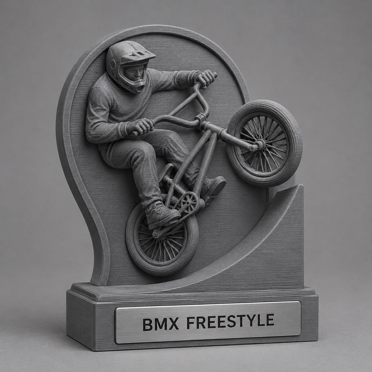 Trofeo BMX Freestyle Tabletop Personalizzato, Premio Rider per Gare, Skatepark, Club e Squadre, 15 18 o 22 cm