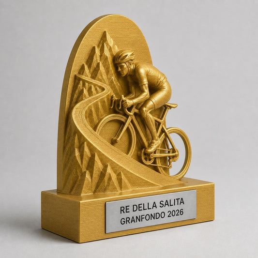 Trofeo Ciclismo Classica sul Pavé Personalizzato, Premio Ciclista per Gare, Club e Squadre, 15 18 o 22 cm