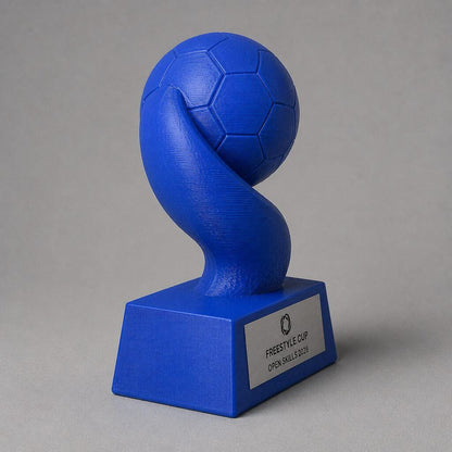 Trofeo Calcio Freestyle Personalizzato, Premio per Contest, Club e Atleti con Logo e Targhetta Incisa