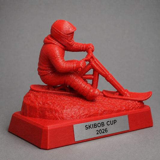 Trofeo Skibob Personalizzato, Premio Snowbike per Gare, Sci Club e Categorie con Targhetta Incisa