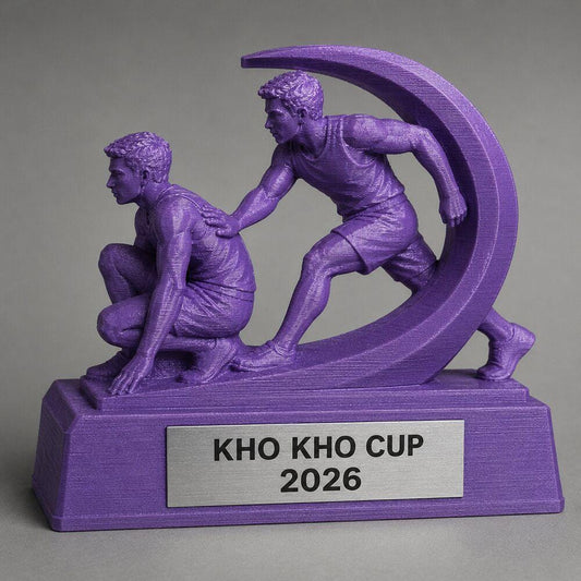 Trofeo Kho Kho Personalizzato, Premio Sportivo per Tornei, Club e Squadre con Targhetta Incisa