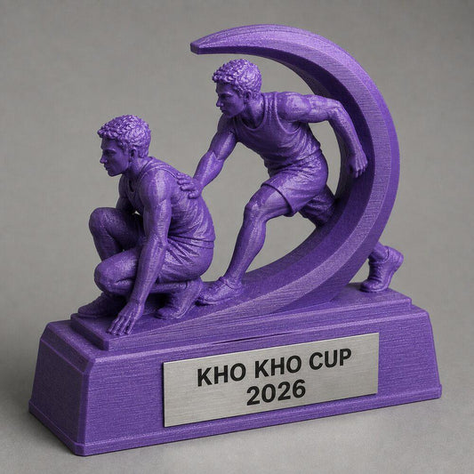 Trofeo Kho Kho Personalizzato, Premio Sportivo per Tornei, Club e Squadre con Targhetta Incisa