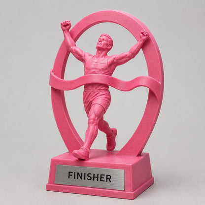 Trofeo Running Traguardo Vittorioso Personalizzato, Premio Finisher per Gare, Club e Squadre, 15 18 o 22 cm