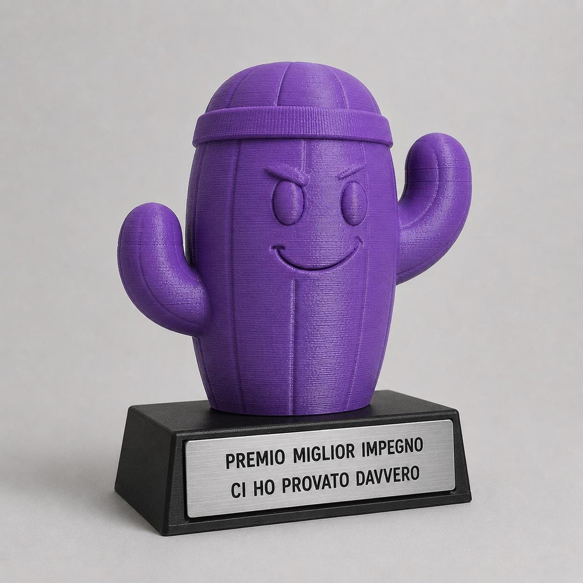 Trofeo Miglior Impegno Ci Ho Provato Davvero Personalizzato, Regalo Divertente per Collega, Amico, Team o Studente