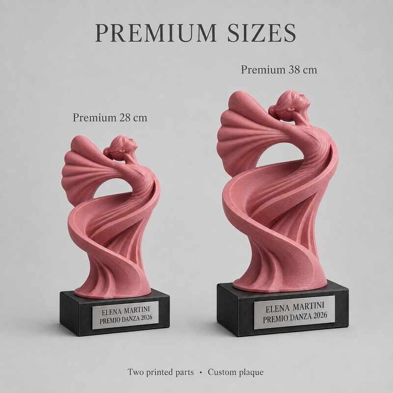Trofeo Premium Danzatrice del Trionfo personalizzato – premio danza, spettacolo e scuola