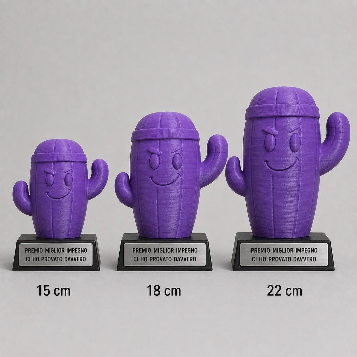 Trofeo Miglior Impegno Ci Ho Provato Davvero Personalizzato, Regalo Divertente per Collega, Amico, Team o Studente