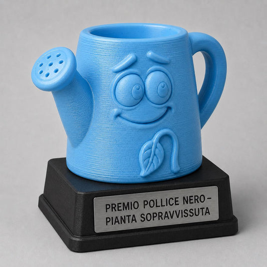 Trofeo Pollice Nero Personalizzato, Annaffiatoio Cartoon, Premio Divertente per Amico, Famiglia e Amante delle Piante