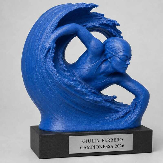 Trofeo Premium Nuotatrice dell’Onda personalizzato – premio nuoto e vittoria