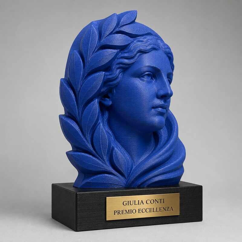 Trofeo Premium Volto della Vittoria personalizzato – premio eccellenza e prestigio