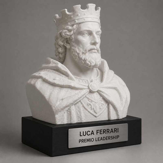 Trofeo Premium Sovrano del Merito personalizzato – premio leadership e successo