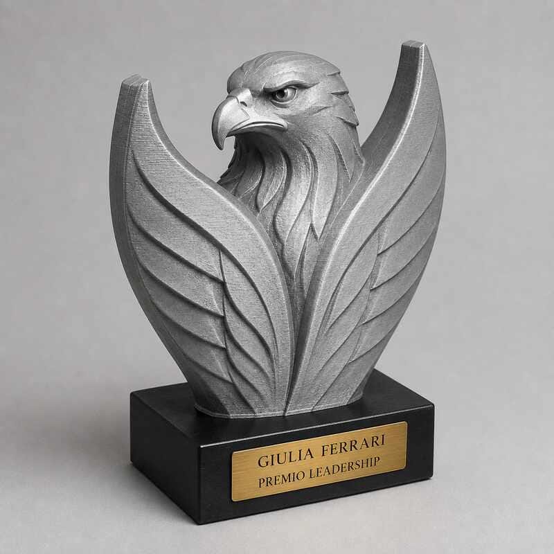 Trofeo Premium Aquila della Gloria personalizzato – premio leadership e successo