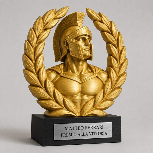 Trofeo Premium Gladiatore della Vittoria personalizzato – premio forza e trionfo
