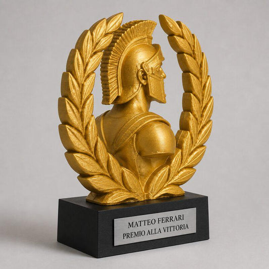 Trofeo Premium Gladiatore della Vittoria personalizzato – premio forza e trionfo