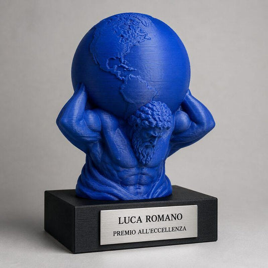Trofeo Premium Atlante della Gloria personalizzato – premio eccellenza e prestigio