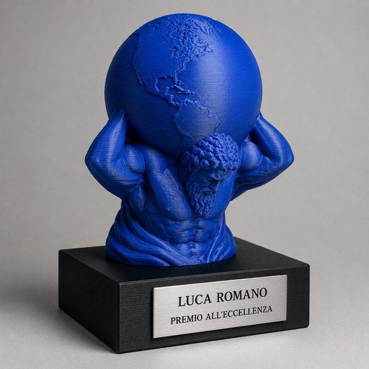 Trofeo Premium Atlante della Gloria personalizzato – premio eccellenza e prestigio