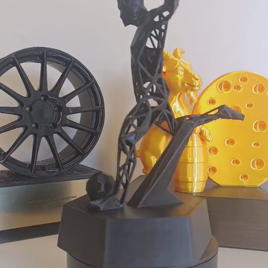 Trofeo Calcio Personalizzato 3D - Statuetta MVP Calciatore - Premio Miglior Giocatore Torneo  - Regalo Sportivo Moderno
