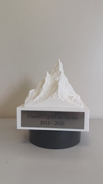 Trofeo Sci Alpino e Montagna in 3D | Premio Gara di Sci e Snowboard Personalizzato | Targa Acciaio Incisa  Gara Invernale Sci Club