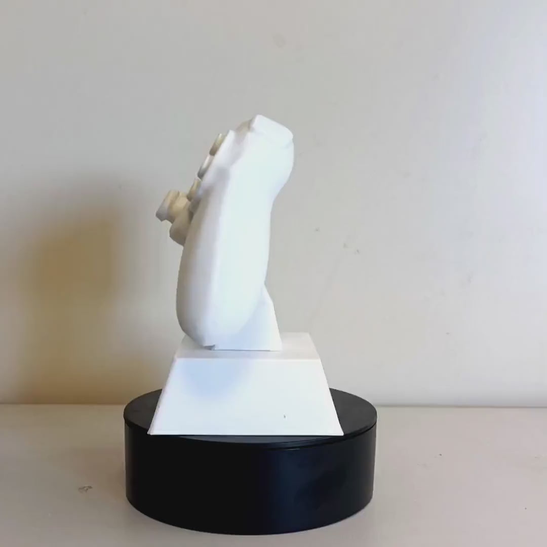 Trofeo Controller Gaming Personalizzato - Premio eSports Stampa 3D - Statuetta Joystick per Tornei Videogiochi - Regalo Gamer Originale
