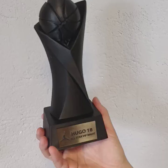 Trofeo Basket Personalizzato 3D - Palla da basket - Premio Miglior Giocatore Torneo  - Regalo Sportivo Moderno