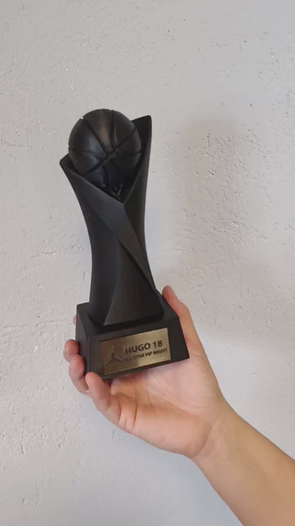 Trofeo Basket Personalizzato 3D - Palla da basket - Premio Miglior Giocatore Torneo  - Regalo Sportivo Moderno